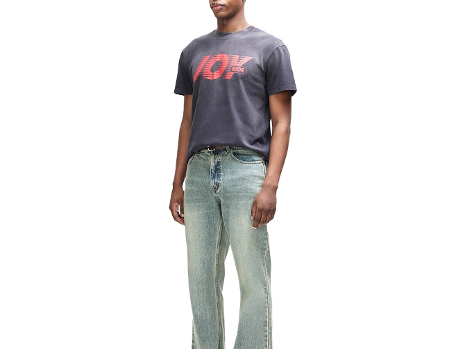 tee shirt - MANCHE COURTE - vetement homme - Cuir - Noir - Deus7432801_5