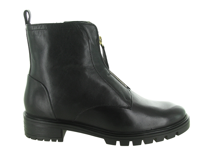 bottines et boots - Motardes - femme - Cuir - Noir - Ara7440001_2