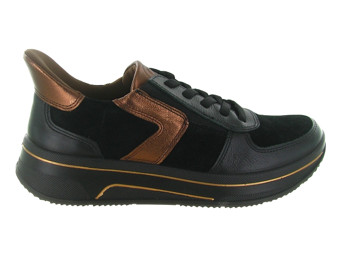 baskets et sneakers - Confort - femme - Cuir - Noir - Ara7440101_2