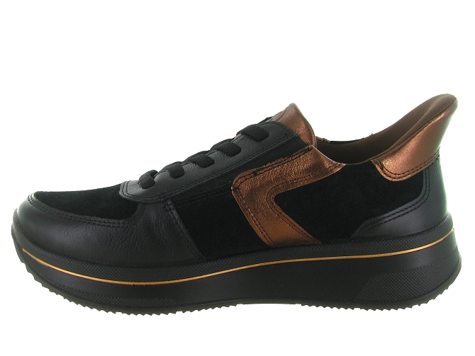 baskets et sneakers - Confort - femme - Cuir - Noir - Ara7440101_4