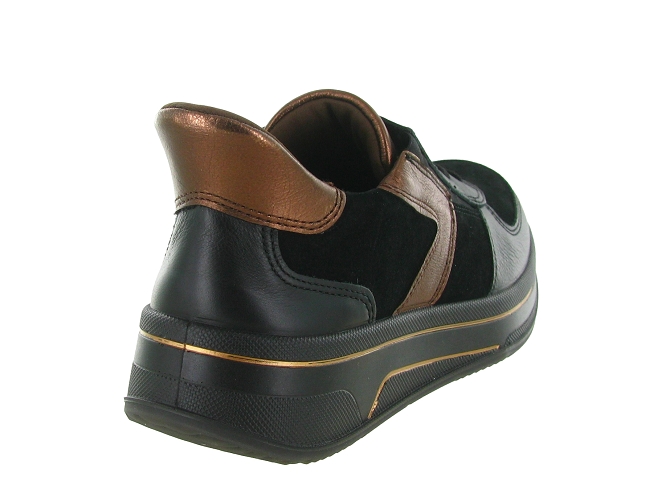 baskets et sneakers - Confort - femme - Cuir - Noir - Ara7440101_5