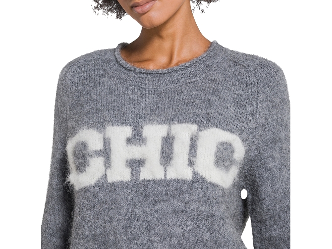 pull - MANCHE LONGUE - vetement femme - Coton - Beige - Deha7446401_3