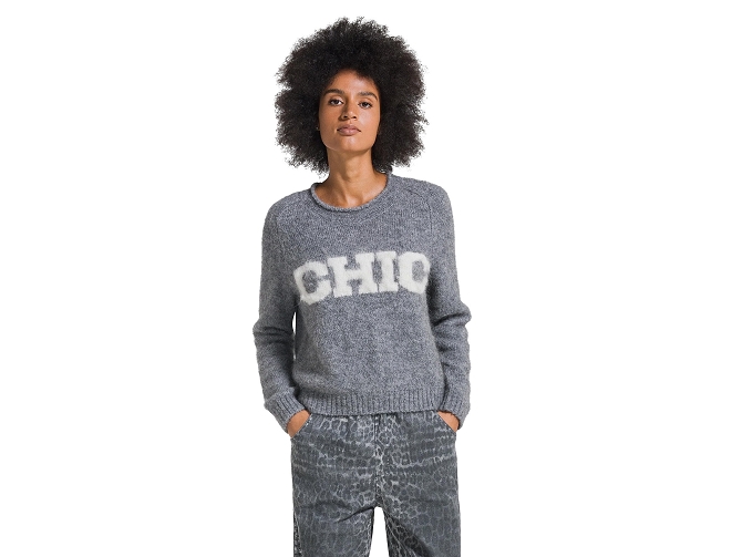 pull - MANCHE LONGUE - vetement femme - Coton - Beige - Deha7446401_4