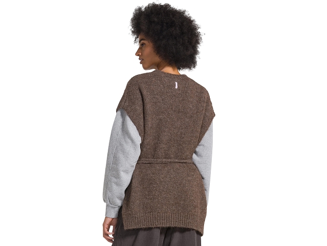 gilet - SANS MANCHE - vetement femme - Coton - Kaki - Deha7446501_2