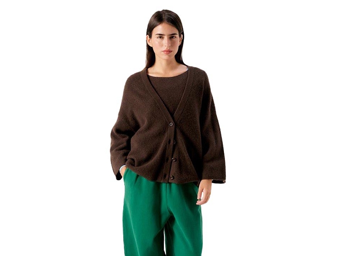 gilet - MANCHE LONGUE - vetement femme - Synthétique - Marron - American vintage7468301_3