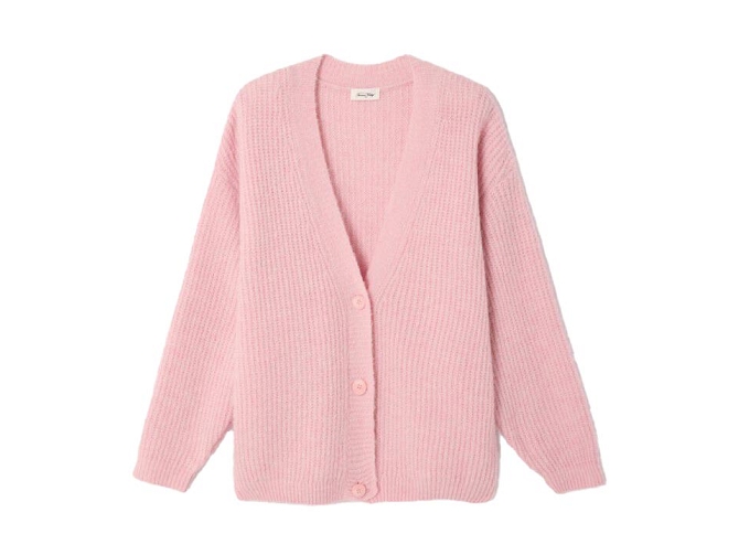 gilet - MANCHE LONGUE - vetement femme - Synthétique - Rose - American vintage