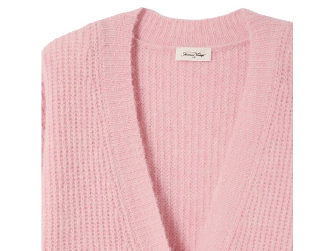 gilet - MANCHE LONGUE - vetement femme - Synthétique - Rose - American vintage7468401_2