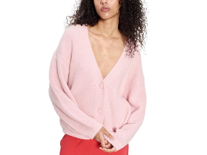gilet - MANCHE LONGUE - vetement femme - Synthétique - Rose - American vintage7468401_3