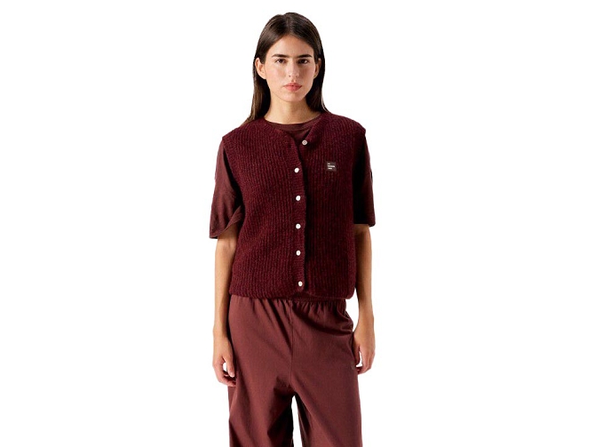 gilet - SANS MANCHE - vetement femme - Synthétique - Marron - American vintage7468501_4