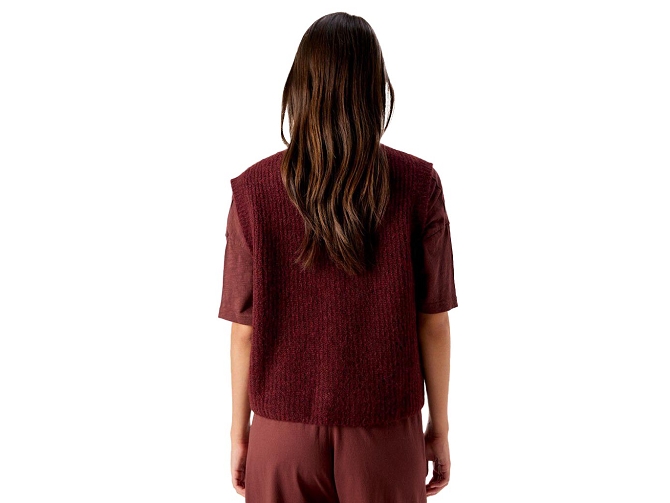gilet - SANS MANCHE - vetement femme - Synthétique - Marron - American vintage7468501_5