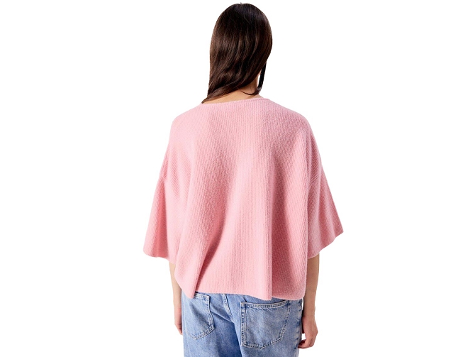 pull - MANCHE LONGUE - vetement femme - Synthétique - Rose - American vintage7468601_5