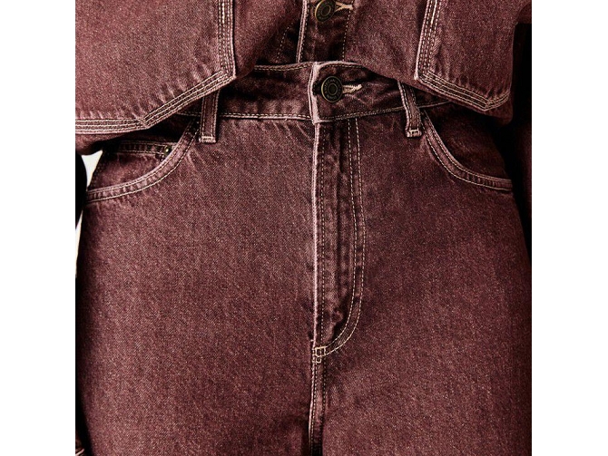 pantalon - JEANS - vetement femme - Coton - Bordeaux - American vintage7468901_4