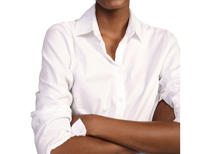 chemise - MANCHE LONGUE - vetement femme - Coton - Blanc - Dixie7477901_4