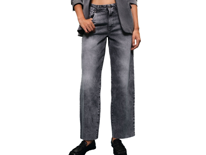 pantalon - JEANS - vetement femme - Coton - Noir - Dixie7478601_2