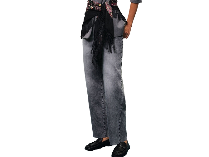pantalon - JEANS - vetement femme - Coton - Noir - Dixie7478601_3