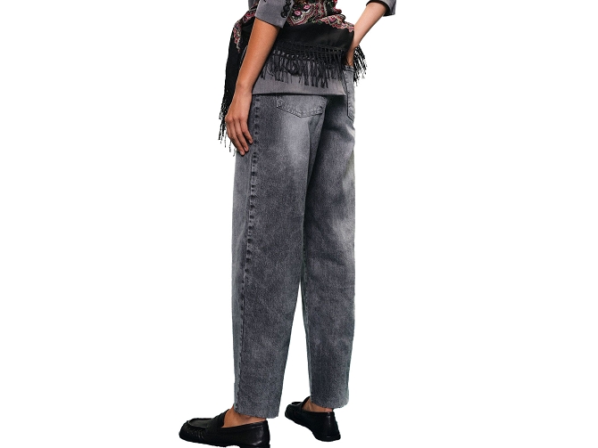 pantalon - JEANS - vetement femme - Coton - Noir - Dixie7478601_4