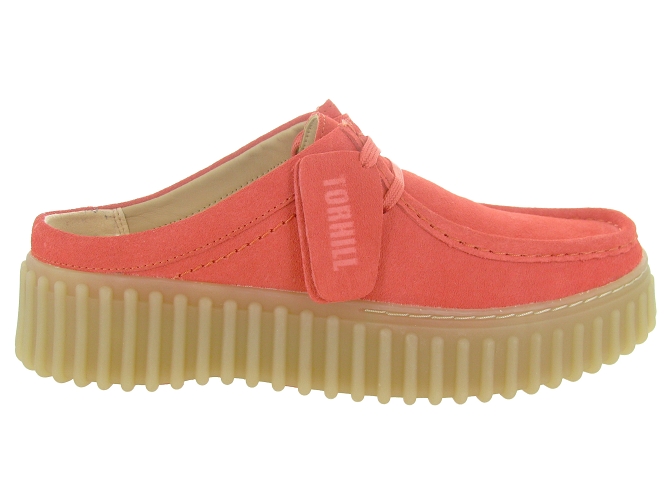 sandales et nu pieds - Mule Sabot - femme - Nubuck - Rose - Clarks8016201_2