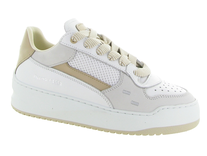 baskets et sneakers - Tendance - femme - Cuir - Blanc - Filling pieces