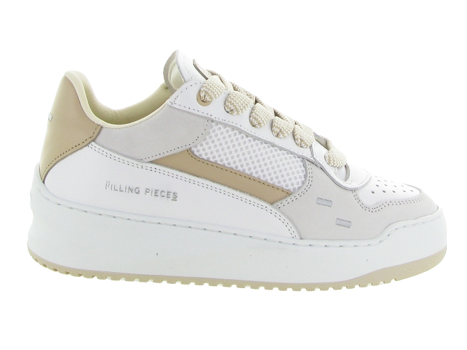baskets et sneakers - Tendance - femme - Cuir - Blanc - Filling pieces8024501_2