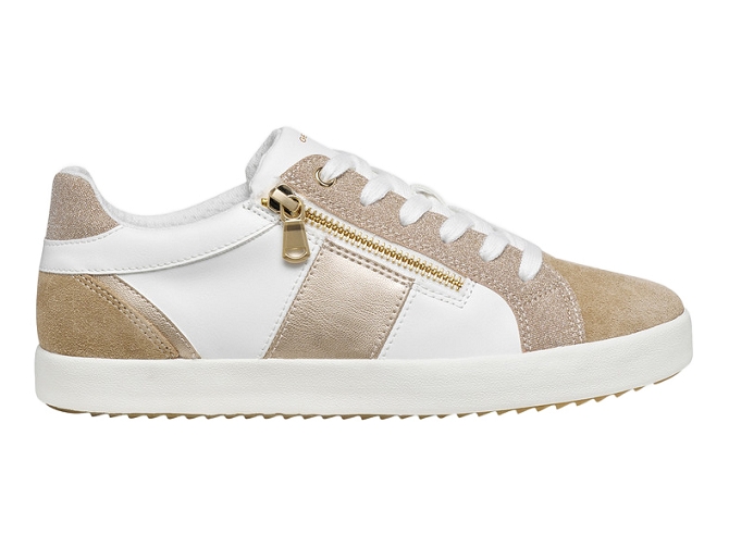 baskets et sneakers - Confort - femme - Cuir - Or - Geox8027703_2
