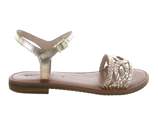 sandales et nu pieds - Confort - femme - Cuir - Or - Geox8027801_2