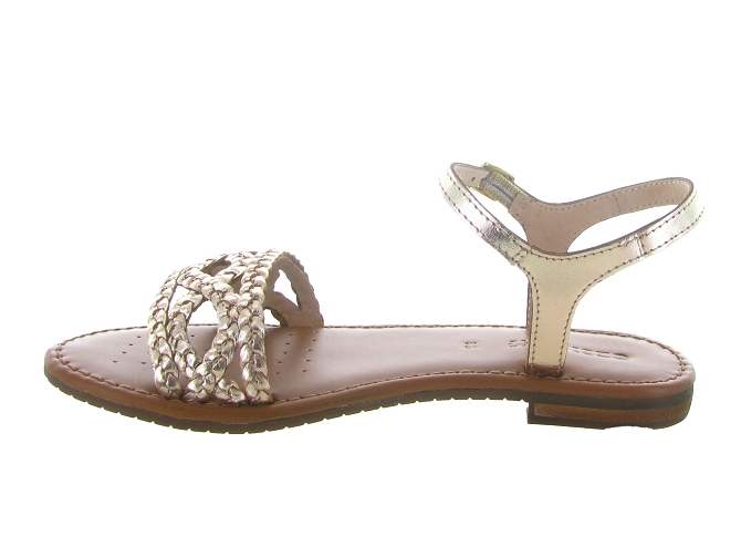 sandales et nu pieds - Confort - femme - Cuir - Or - Geox8027801_4