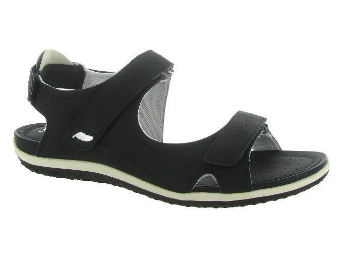 sandales et nu pieds - Confort - femme - Synthétique - Noir - Geox