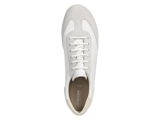 baskets et sneakers - Confort - femme - Cuir - Blanc - Geox8028102_5