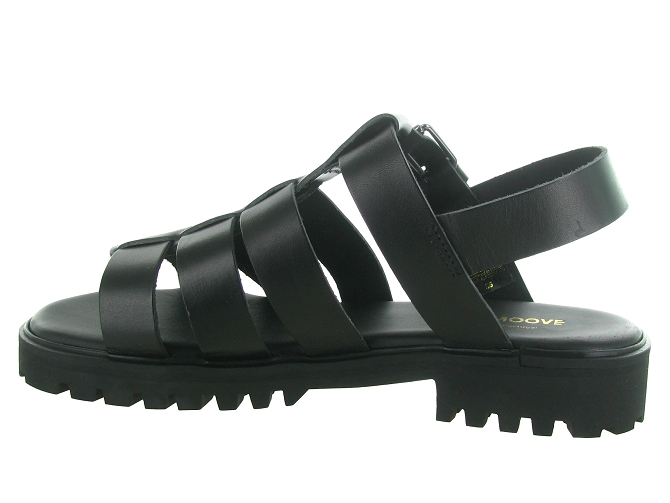 sandales et nu pieds - Confort - femme - Cuir - Noir - Schmoove8032802_4