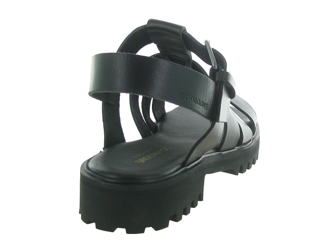 sandales et nu pieds - Confort - femme - Cuir - Noir - Schmoove8032802_5