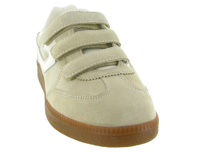 baskets et sneakers - Tendance - femme - Cuir - Crème - Schmoove8032906_3