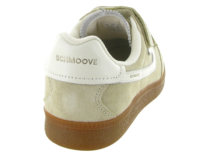 baskets et sneakers - Tendance - femme - Cuir - Crème - Schmoove8032906_5