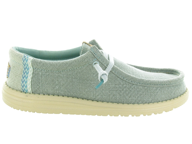 baskets et sneakers - Confort - homme - Toile  - Bleu - Hey dude8035801_2
