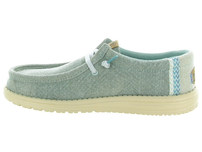 baskets et sneakers - Confort - homme - Toile  - Bleu - Hey dude8035801_4