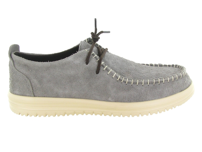 baskets et sneakers - Confort - homme - Toile  - Gris - Hey dude8036004_2