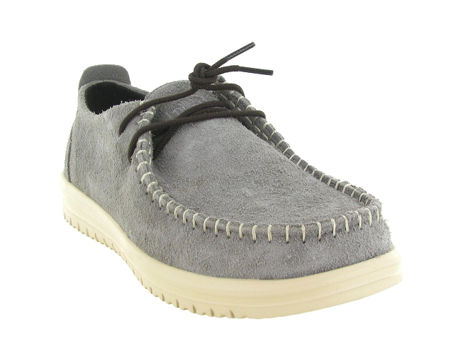 baskets et sneakers - Confort - homme - Toile  - Gris - Hey dude8036004_3