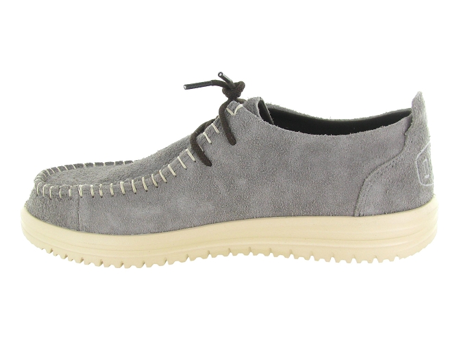 baskets et sneakers - Confort - homme - Toile  - Gris - Hey dude8036004_4