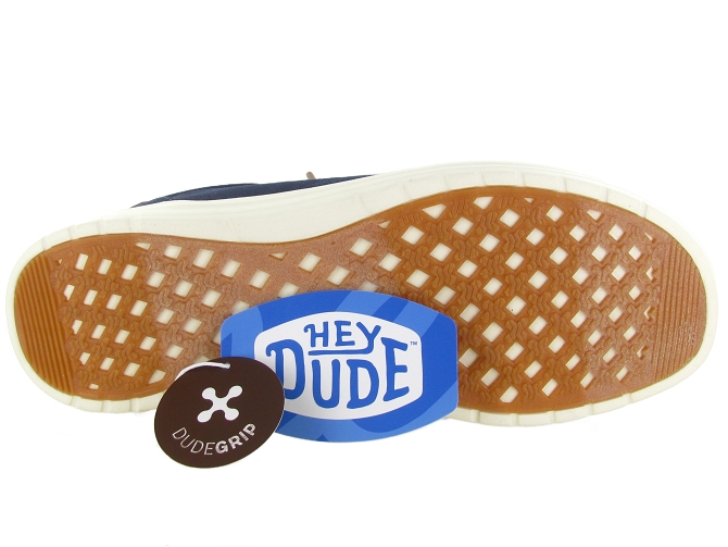 baskets et sneakers - Confort - homme - Toile  - Bleu Marine - Hey dude8036401_6