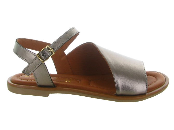 sandales et nu pieds - Confort - femme - Cuir - Bronze - Shaddy8041505_2