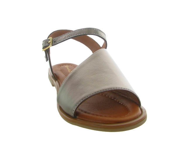 sandales et nu pieds - Confort - femme - Cuir - Bronze - Shaddy8041505_3