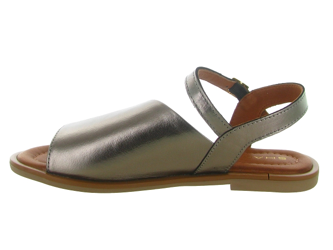 sandales et nu pieds - Confort - femme - Cuir - Bronze - Shaddy8041505_4