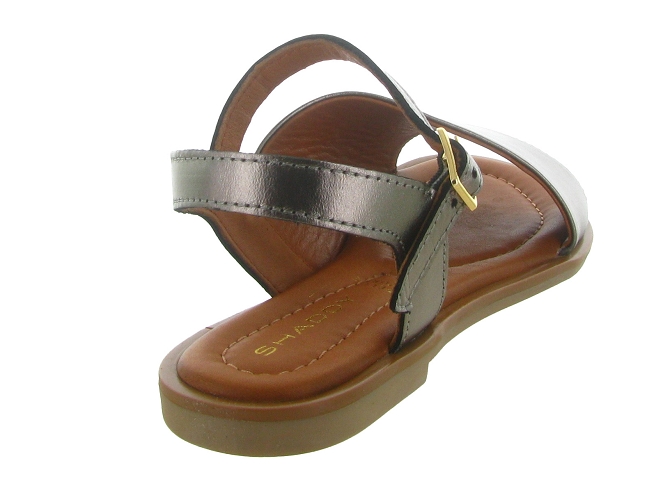 sandales et nu pieds - Confort - femme - Cuir - Bronze - Shaddy8041505_5