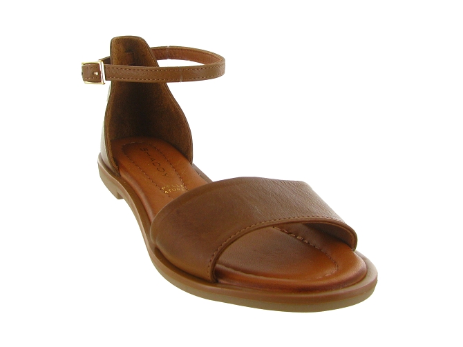 sandales et nu pieds - Confort - femme - Cuir - Marron - Shaddy8041702_3
