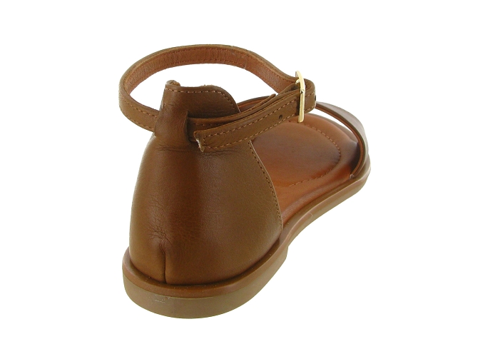 sandales et nu pieds - Confort - femme - Cuir - Marron - Shaddy8041702_5