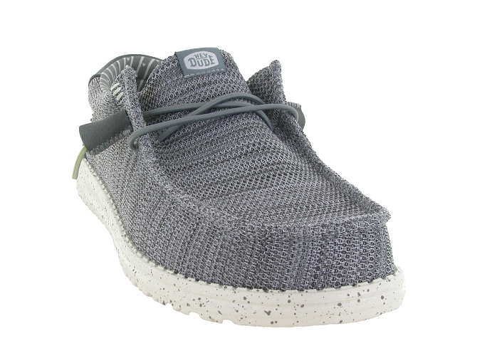 baskets et sneakers - Confort - homme - Textile - Gris - Hey dude8042702_3