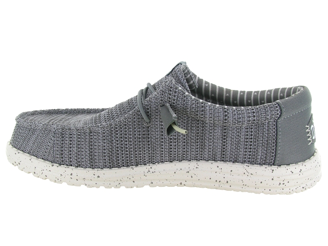 baskets et sneakers - Confort - homme - Textile - Gris - Hey dude8042702_4