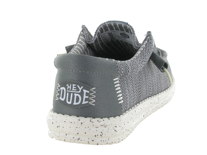 baskets et sneakers - Confort - homme - Textile - Gris - Hey dude8042702_5
