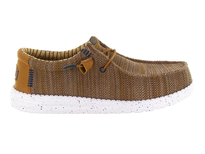 baskets et sneakers - Confort - homme - Textile - Marron - Hey dude8042704_2