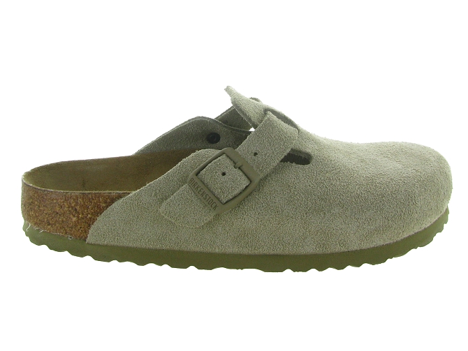sandales et nu pieds - Mule Sabot - femme - Nubuck - Kaki - Birkenstock8043201_2