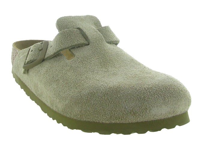 sandales et nu pieds - Mule Sabot - femme - Nubuck - Kaki - Birkenstock8043201_3